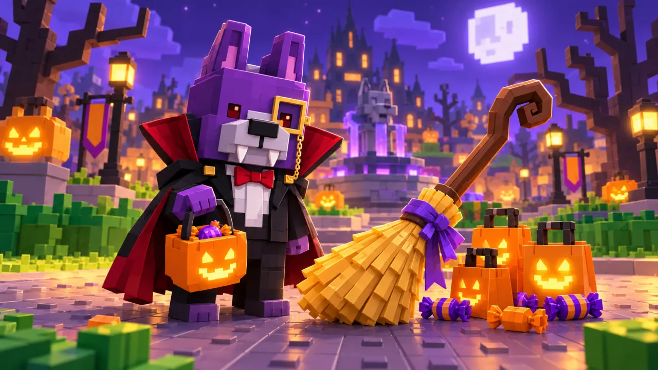 Pet Dice Halloween Shop and Candy Budget Calculator &mdash; illustrated cover
