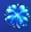 Blue four-leaf clover icon for Super Roll.