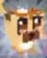 Tan Pudding Pug with a dark muzzle and large eyes.