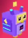 Token Owl, a purple arcade-machine owl with a yellow face.