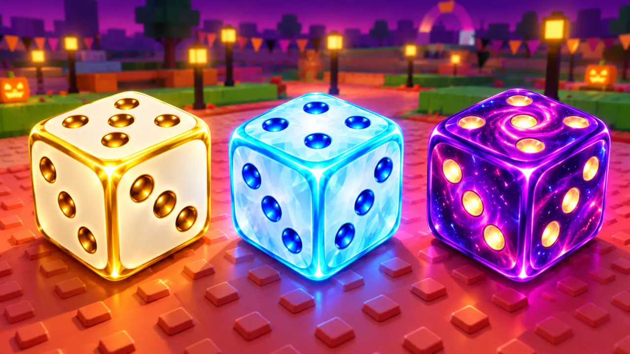 Pet Dice Dice Shop: Golden, Diamond and Cosmic Compared &mdash; illustrated cover